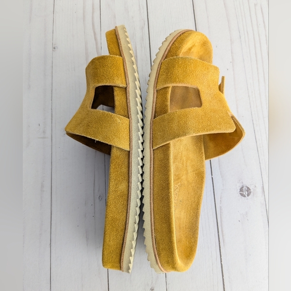 Homers Artisan • Suede H Slide Sandals - Picture 2 of 8